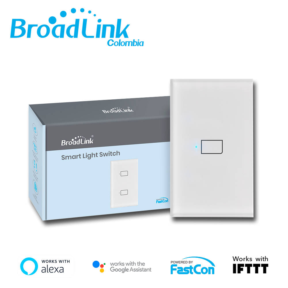 Interruptor táctil sencillo BroadLink - BroadLink Colombia TC2S